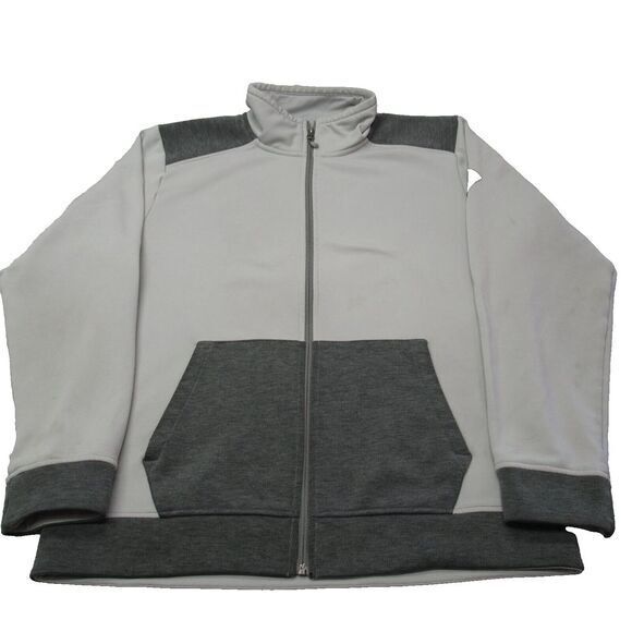 The North Face Jacket Mens Large Brown Wool Shoulder Pockets Full Zip Outdoor‎ * - Picture 1 of 13